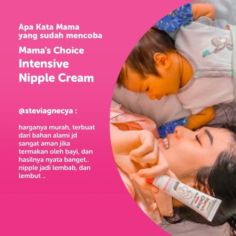 Mama's Choice Intensive Nipple Cream (Krim Puting Lecet Halal & Food Grade - Aman Untuk Bayi) 2