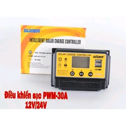 Sạc điều khiển PWM 30A, hệ 12/24V MSP: ST-S1230