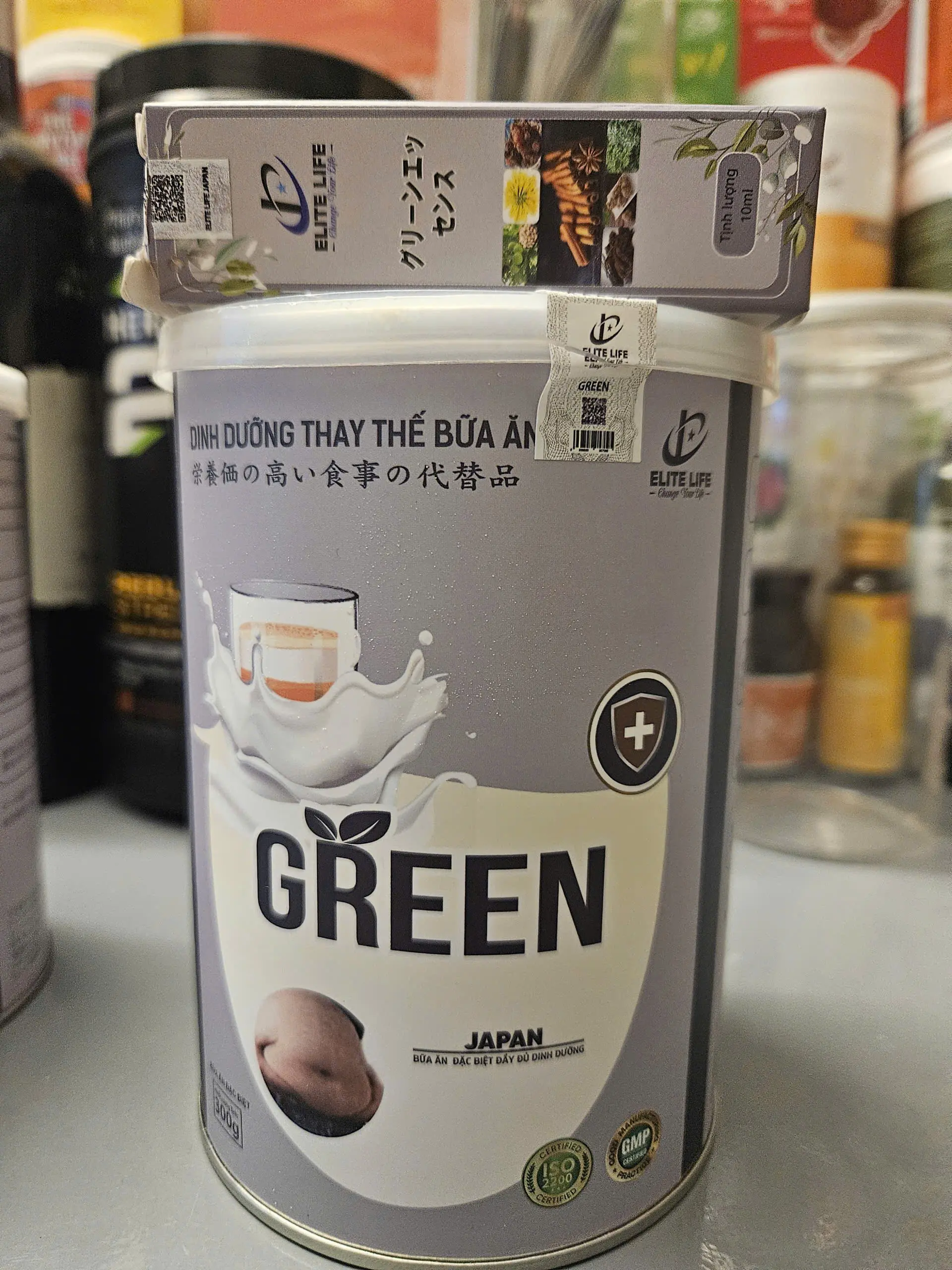 Dinh dưỡng thay thế BỮA ĂN Green+tinh dầu