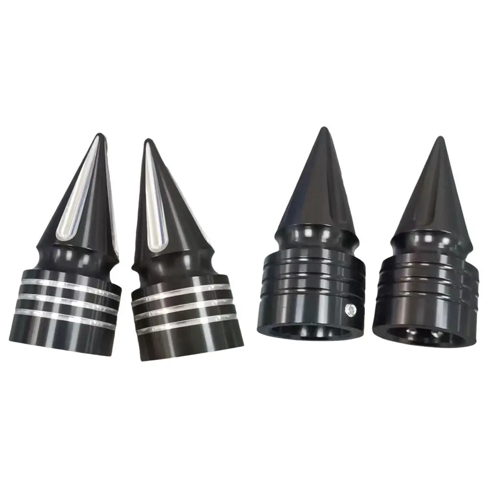 2x Motorcycle Front Axle Nut Covers Front Axle Caps for Flsl XG Touring