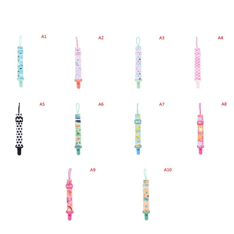 Product Introduction of 1Pc Adjust Baby Pacifier Clip Chain Ribbon Dummy Holder Soother Pacifier Clips Strap Nipple Holder for Infant Feeding 12