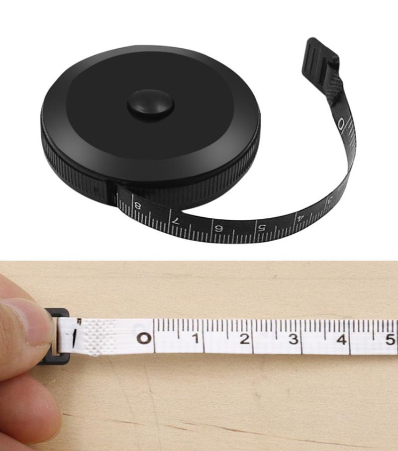 Product Introduction of Thước Dây Có Thể Thu Vào Kích Thước Nhỏ Màu Đen Và Trắng, Dụng Cụ Đo Vải, Thích Hợp Cho May Vá, Thiết Kế Và Tự Làm, Khóa Tự Động, Cầm Tay, Nhẹ, Thích Hợp Làm Quà Tặng Cho Những Tình Nhân Thích Thủ Công 9