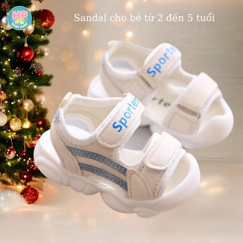 Giày Sandal Tập Đi Cho Bé Trai Bé Gái 1-5 Tuổi Thời Trang Thoáng Khí Đế Nhựa Dẻo Chống Trượt HP Baby Care dép lót lông Cotton Voi capy body betrai . nesty bún