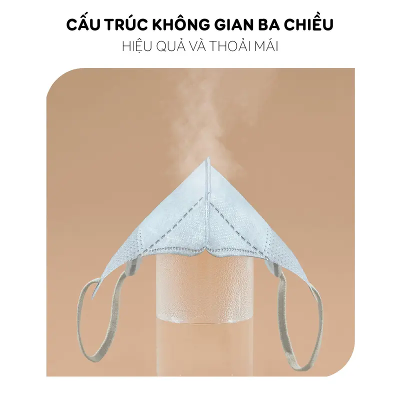 (Mall) Hộp 500 chiếc Khẩu trang 5D Gumi kháng khuẩn 5D Mask kháng bụi mịn, kháng giọt bắn 2