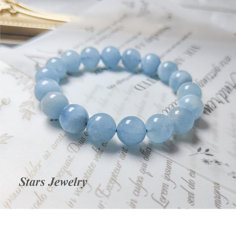 Product Introduction of Vòng Tay Aquamarine, Đá Tự Nhiên, Dành Cho Phụ Nữ, Độc Đáo Ins, Cao Cấp, Tinh Tế, Trắng Ngọt Ngào, Quà Sinh Nhật Cho Bạn Gái, Miễn Phí Vòng Tay 17