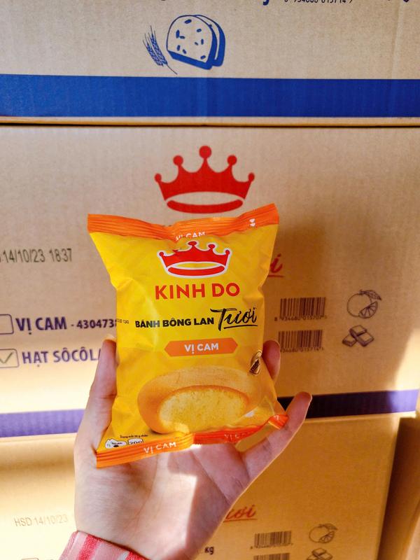 Combo 10c bánh mì tươi- bánh bông lan tươi Kinh Đô - Snack Ăn Vặt
