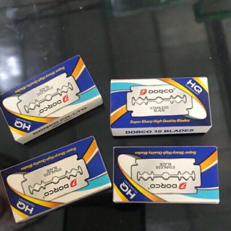 Hộp 10 Lưỡi Dao Cạo Râu Dorco Hàn Quốc