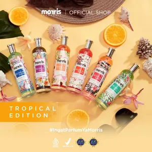 Morris Parfum Cewek Tropical Edition 110ml Wangi Manis & Segar untuk Wanita Eau De Parfume Kualitas Internasional
