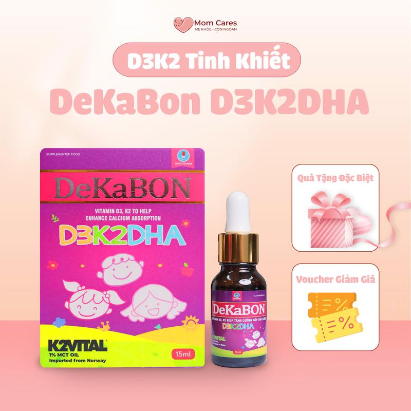 D3K2DHA DEKABON Cho Bé Hấp Thu Canxi Phát Triển Chiều Cao 2