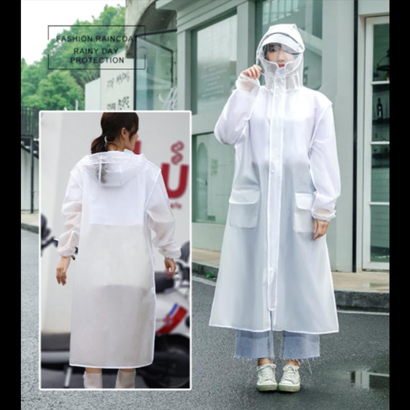 Áo Mưa Thời Trang Trong Suốt Có Kính AH56 3