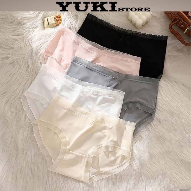 Combo 10 Quần lót nữ đúc su viền ren - Quần lót su mỏng nhẹ, kháng khuẩn 408