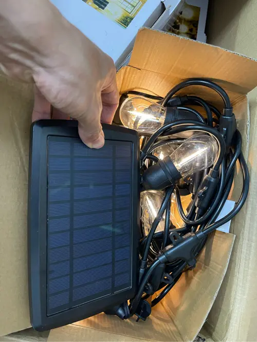 Đèn led dây trang trí năng lượng mặt trời 2