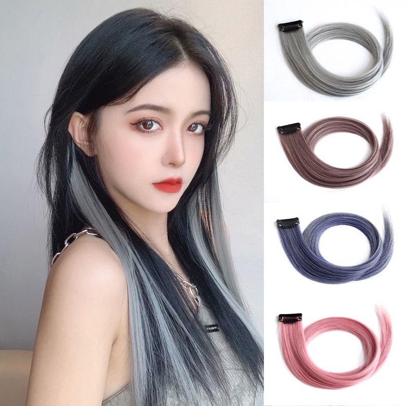 1 sợi highlight dạng kẹp các màu thời trang 0