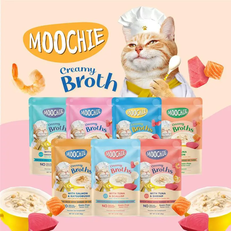 MOOCHIE Creamy Broth For Cats 40g