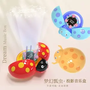 Kotak Musik Perhiasan / Music Box Led Model Kumbang Terbaru