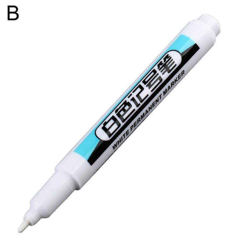 Product Introduction of 1pcs White Paint Marker Pen Metal Waterproof Bike Car Tyre Tire Permanent Marker For Woodworker H5P7 25