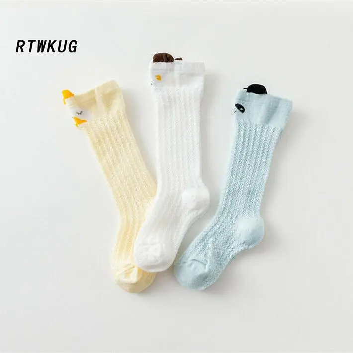 Baby Over Knee Stockings, Cartoon Cute Animals Patterns  Tube Ruffled Soft Socks