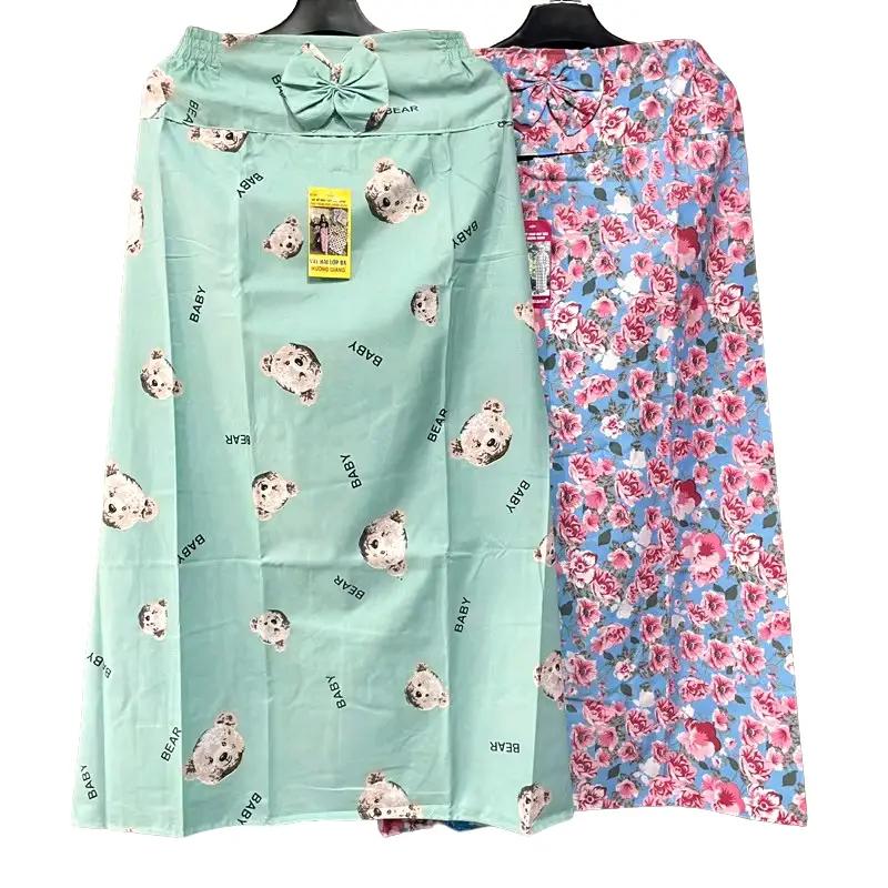 Váy chống nắng kate 2 lớp mặc được 2 mặt dài 92 cm có túi, cố định bằng miếng dán Minh Anh Home