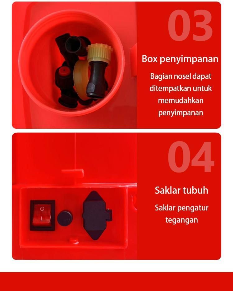 Zextramax Shop Sprayer Elektrik 16/18Liter Knapsack SNl Alat Semprot Tanaman Pertanian Zextramax Shop Sprayer Elektrik 16/18Liter Knapsack SNl Alat Semprot Tanaman Pertanian
