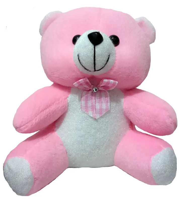BONEKA BERUANG VELBOA KOMBINASI 15 CM PINK 0