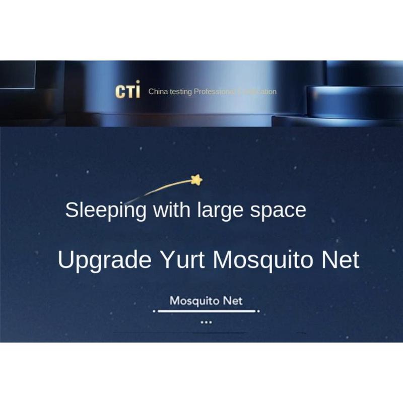 Product Introduction of Universal No installation Yurt Mosquito Net Pop-up Dual Door Folding Mosquito Net Fully Enclosed Anti-mosquito Bed Cover for Summer 19