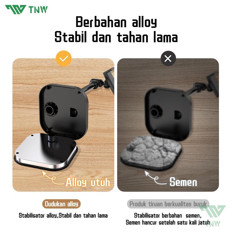 TNW H8 Desktop Phone Holder Rotate 360°Phone Holder Tripod  Aluminium Stand Holder Lazypods for Video Recording Vlogging