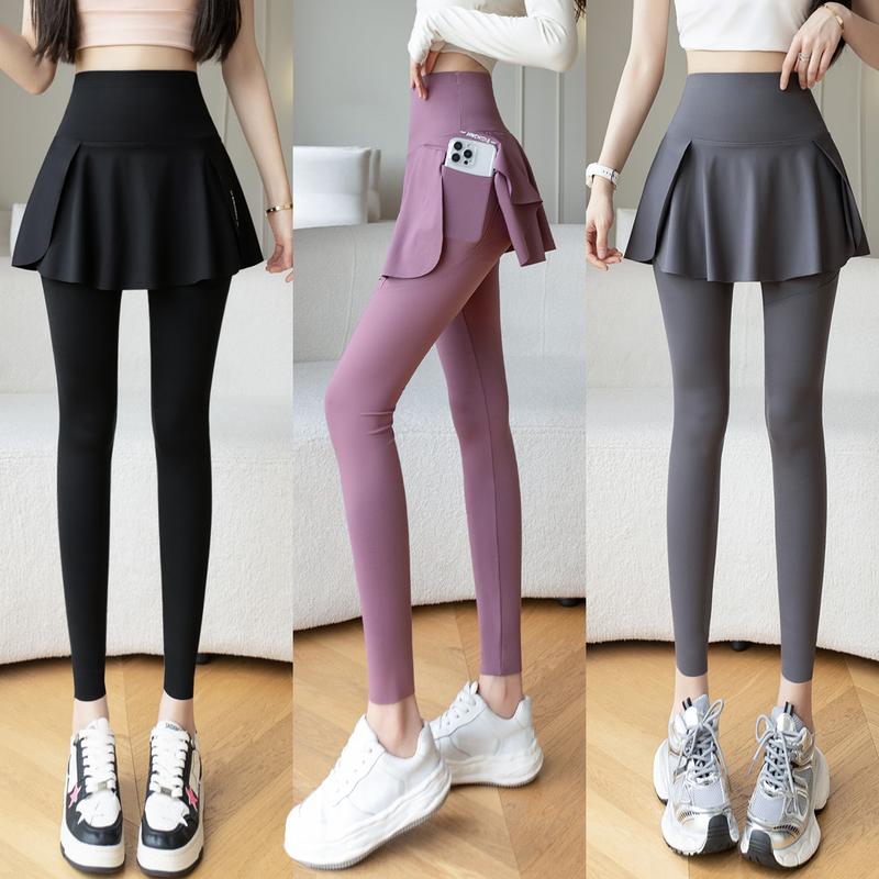 Quần Thể Thao Ngoại Cỡ Dành Cho Nữ, Quần Legging Tập Yoga, Chạy Bộ Ngoài Trời, Đạp Xe, Thể Dục, Quần Cá Mập, Thích Hợp Để Tập Luyện, Đi Bộ Đường Dài, Pilates, Cầu Lông, Quần Legging Tennis Sport Tập Thể Dục Đồng Tập Gym Trang Phục