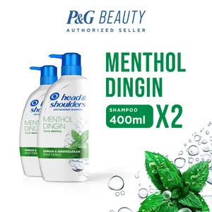 Head & Shoulders Cool Menthol Shampo 400ml - Paket isi 2