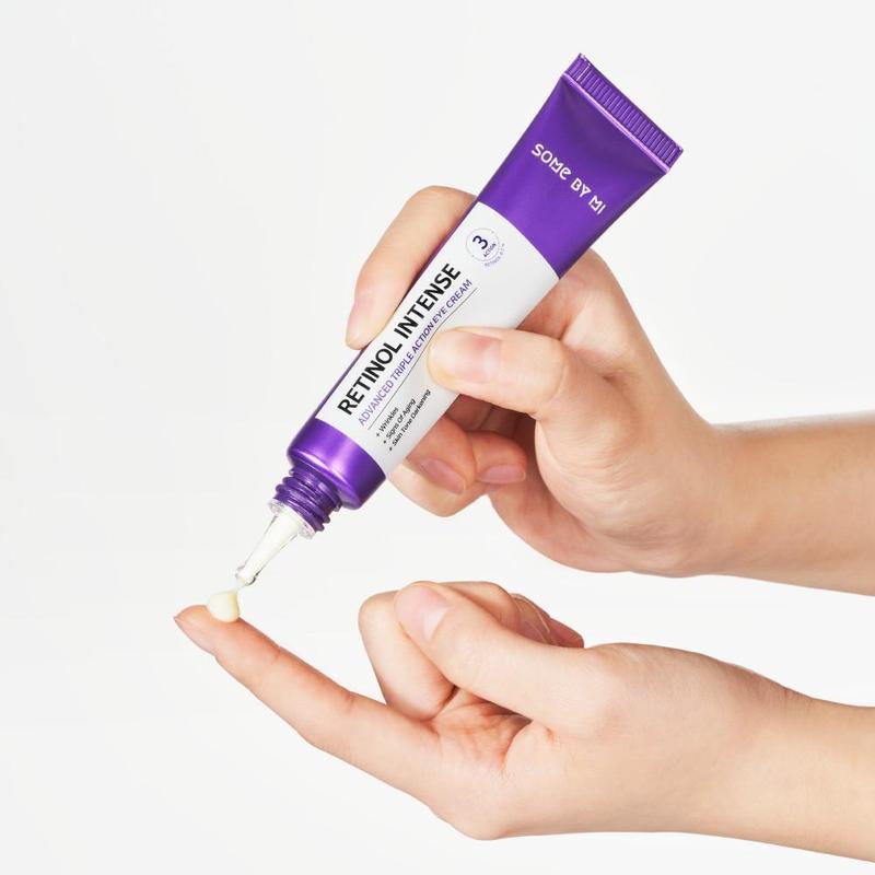 Product Introduction of Kem Mắt RETINOL Ngừa Lão Hóa Some By Mi Intensive Advanced Triple Action Eye Cream 30ml Nữ Dưỡng Mắt Women 3