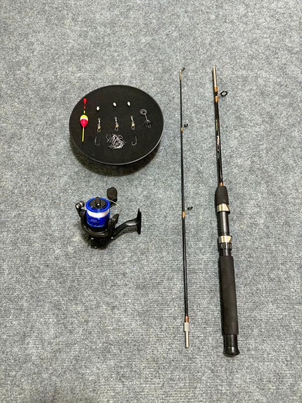 Combo cần đặc 1m2 tặng kèm máy 200 & phao hạt chặn chì lưỡi câu khoá link Câu Cá