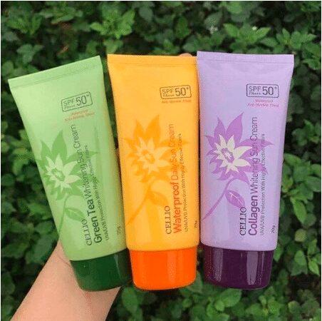 Kem chống nắng Cellio Waterproof Daily Sun Cream SPF50 70ml
