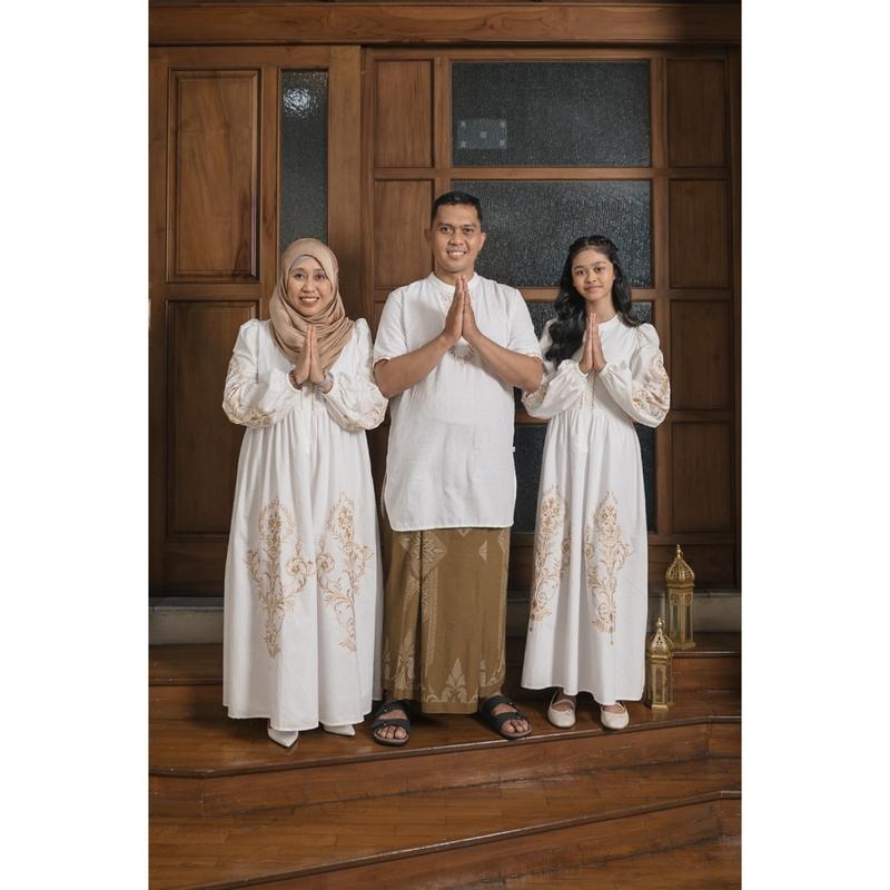 Bohopanna Kurta Set Setelan Baju Raya Lebaran Anak Bayi Ayah Pria Dewasa 5