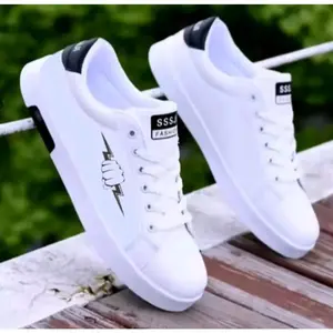 JENK Sepatu Sneakers Pria Zevs Sepatu Senji Putih Zevs Casual Shoes