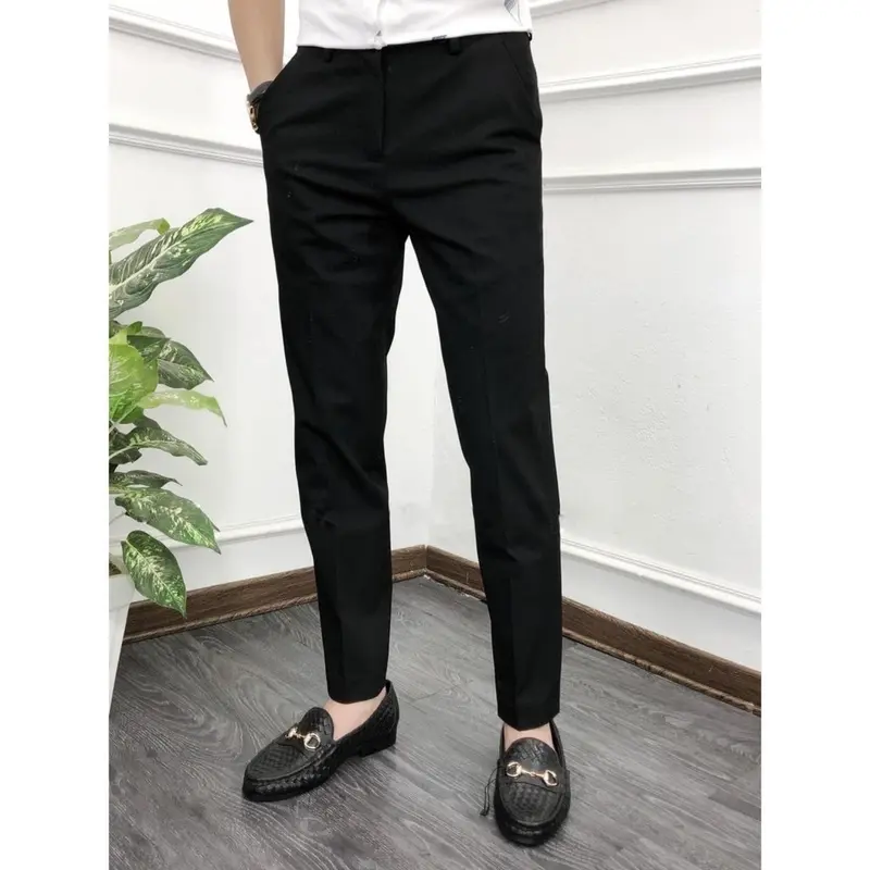 Quần Tây Âu Nam-Phong cách Hàn Quốc trẻ trung lịch lãm- Form Slimfit cùng chất vải co giãn, thoải mái 0