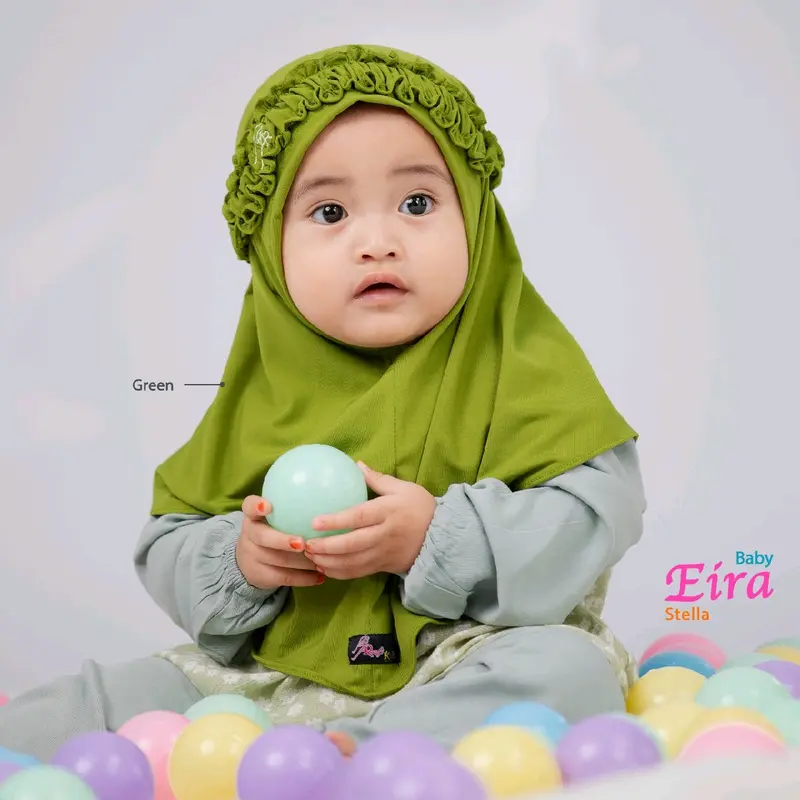 Hijab baby terbaru by AR Rafi ️Eira Baby️dengan desain yang super cute dan warna yang begitu cantik || (Anniha Collection) 2
