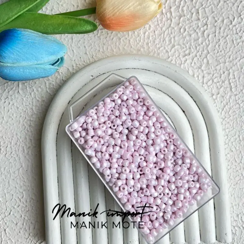 Manik Mote Payet Pasir Glossy Series 8/o-3mm (10 gram ) bahan kerajinan tangan dan kalung dll -dunia emoji 4