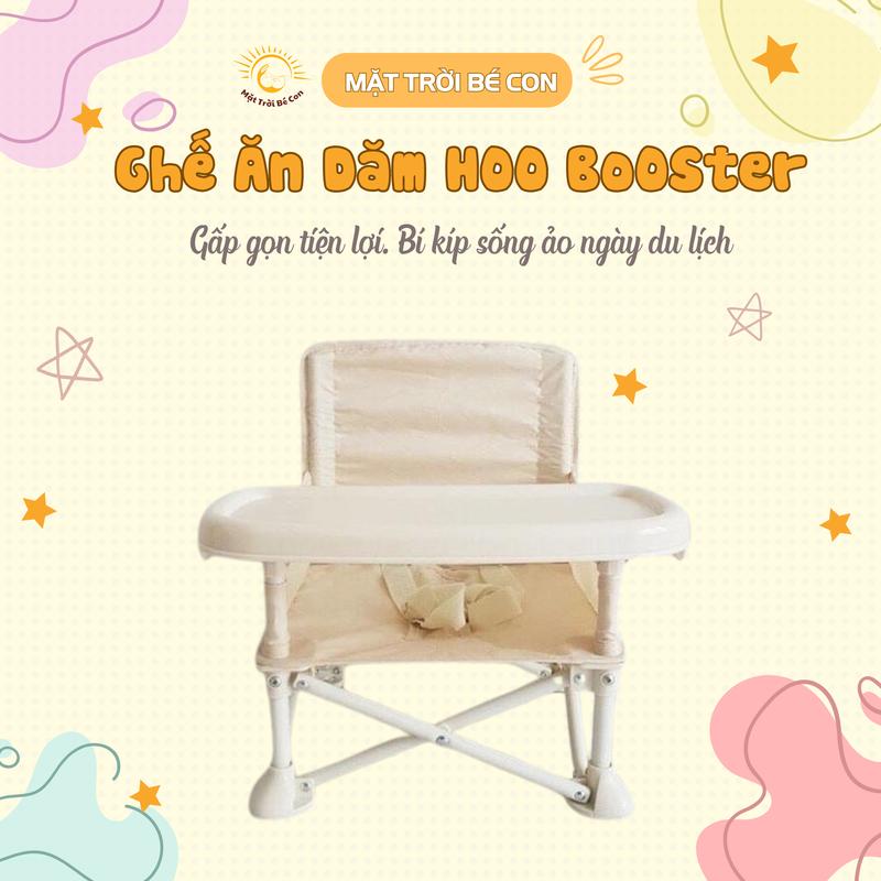 [Bản Hàn Tem Phụ] Ghế Ăn Dặm Gấp Gọn Hàn Quốc HOO BOOSTER Cho Bé