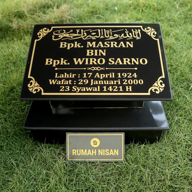 BATU NISAN STD DENGAN DUDUKAN TERMURAH BERKUALITAS Set 6
