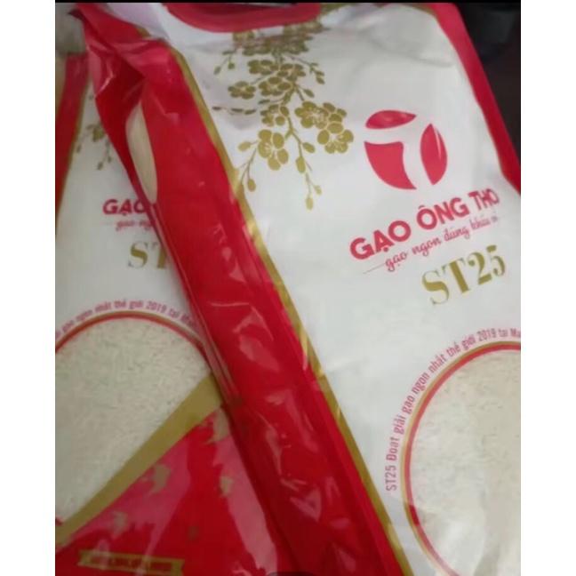 gạo ST25 Ông thọ túi 5kg dẻo mềm 8