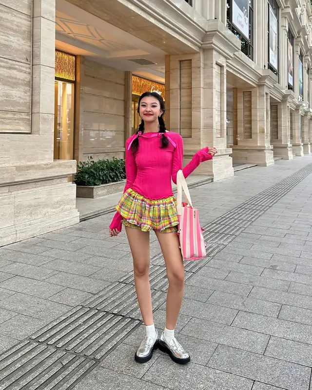 TARTAN - Áo Thun Ánh Co Dãn Hở Lưng - Blush Top 1
