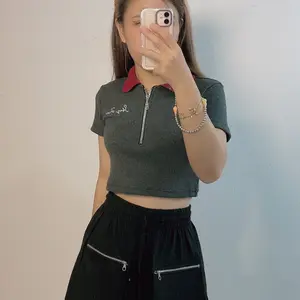 STAY HUMBLE WANGKI | Croptop Wanita Warna Hitam Ukuran S M L