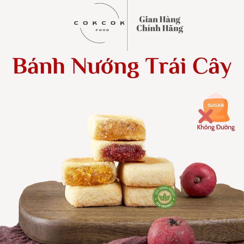  Cokkok Food Bánh Nướng Trái Cây Không Đường Dứa Táo Gai & Bưởi Tốt Cho Sức Khoẻ Món Ăn Vặt Lành Mạnh Healthy Sản Phẩm EatClean 200g 500g 1kg 