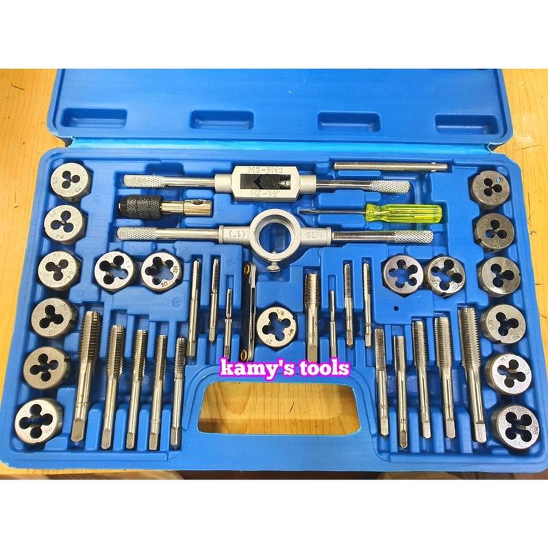 Bộ taro bàn ren 40 chi tiết ta rô ren hợp kim thép siêu cứng và bền hơn hộp nhựa mica [FREESHIP EXTRA] 2
