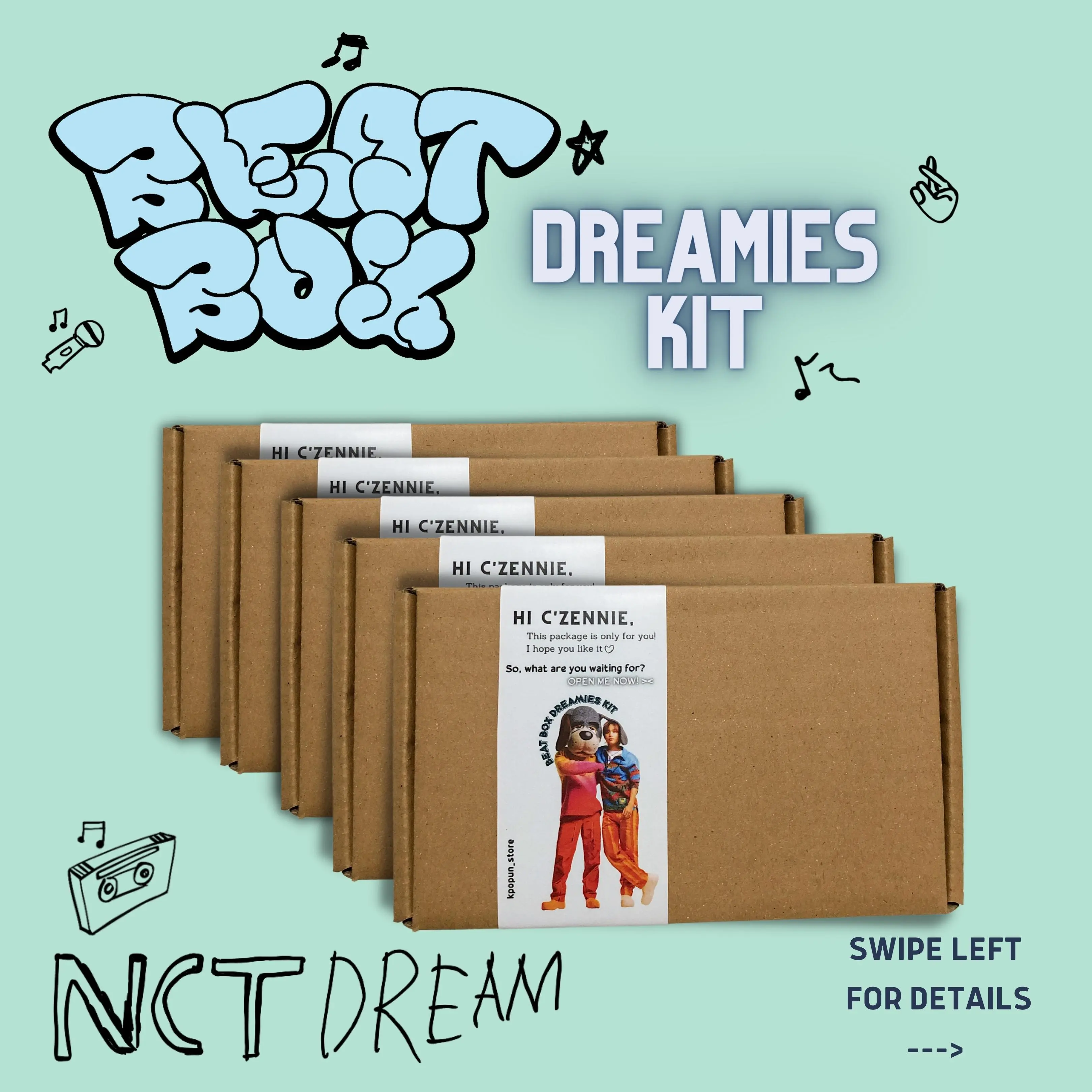 BEAT BOX DREAMIES KIT NCT DREAM FANKIT PACKAGE by kpopun.store