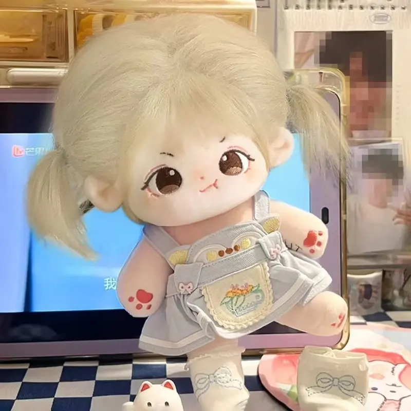 Đồ Chơi Nhồi Bông Trang Phục Búp Bê, Chất Liệu Cotton, 20Cm, Thích Hợp Cho Bé Gái, Còn Hàng, Phiên Bản Q, Quà Tặng Nhồi Bông, Hoàn Hảo Cho Bạn Gái, Năm Phát Hành: 2024 8
