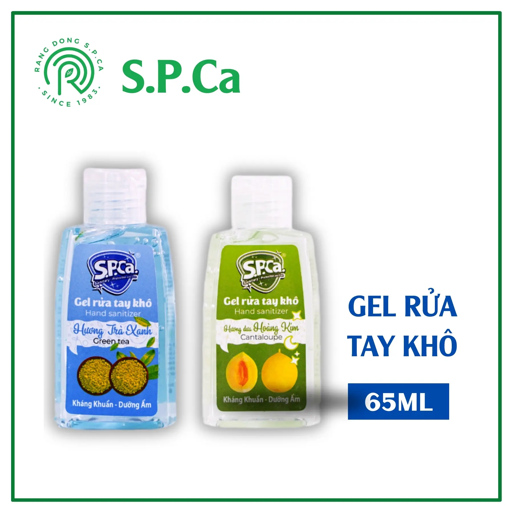 Nước rửa tay khô S.P.Ca 65ml  Dưỡng ẩm, kháng khuẩn, tiện lợi – SPCa000031