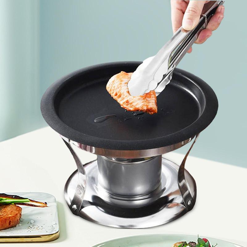 Product Introduction of WDClever Korean Table BBQ Grill Tabletop Grill Less Oil Portable Meat Steak Grilling for Beach Backpacker Hiking Patio 13