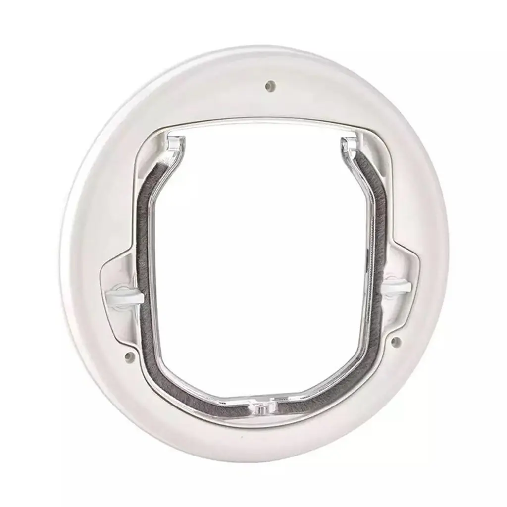 Pet Door 4 Way Locking Security Lock Plastic Dog Cat Flap Door Controllable Switches Direction Door Small Pet Supplies