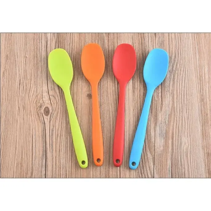 SPATULA SENDOK SPOON SUTIL SILICONE TAHAN PANAS FOOD GRADE BESAR 0