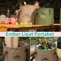 Gambar Vixplorn 10/20L Ember Lipat Rendam Kaki Pijat Air SPA Foot/Ember Lipat Camping Serbaguna Camping Ember Piknik Water Basin - army green 10L dari Vixplorn Kab. Tangerang 1 Tokopedia